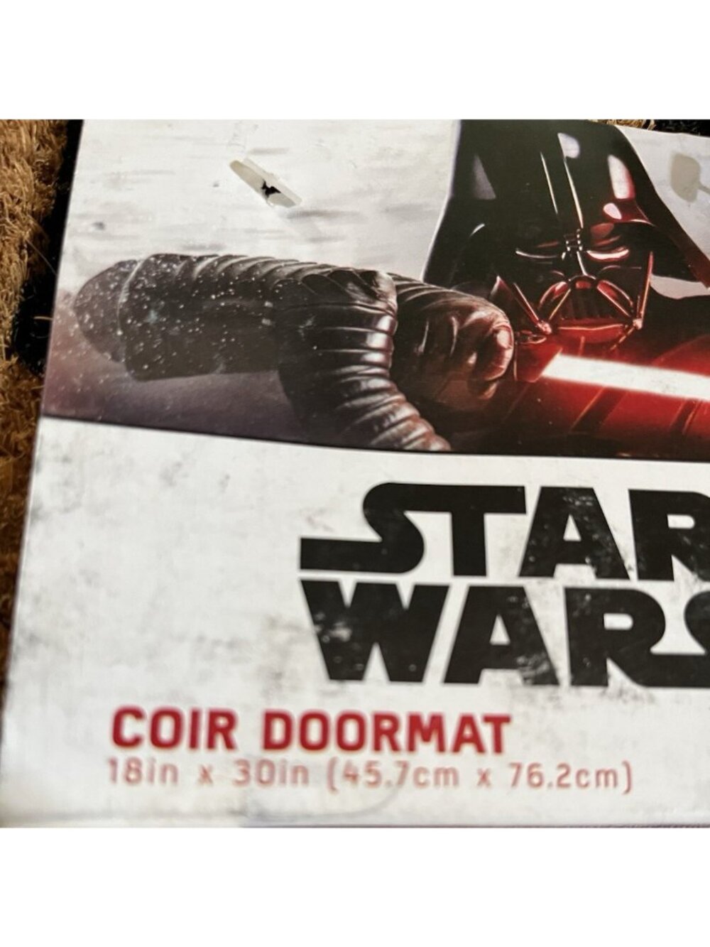 Disney Star Wars Darth Vader Welcome to the Dark Side Doormat NWT 30 in x18 in - Picture 3 of 5
